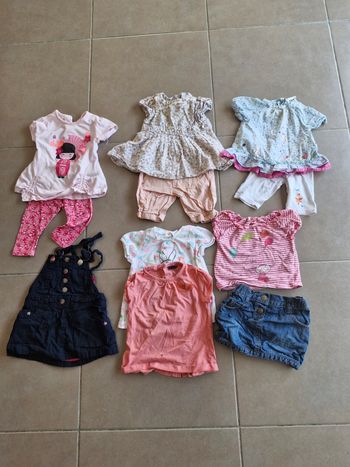 Lot vêtement été fille 6mois