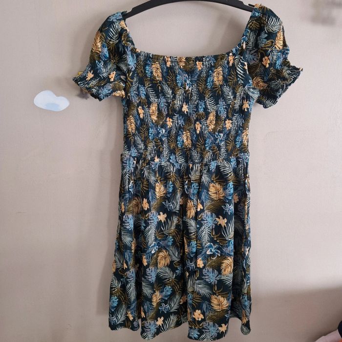 Robe été imprimé feuillage - photo numéro 2