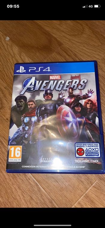 Jeux ps4 avengers marvel