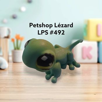 Little Petshop Lézard LPS #492 Hasbro