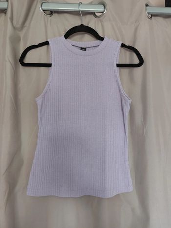 Top matière pull fin