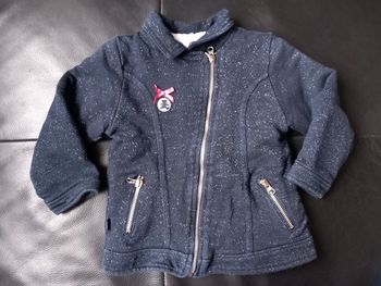 Veste chaude lulu castagnette 12 mois TBE