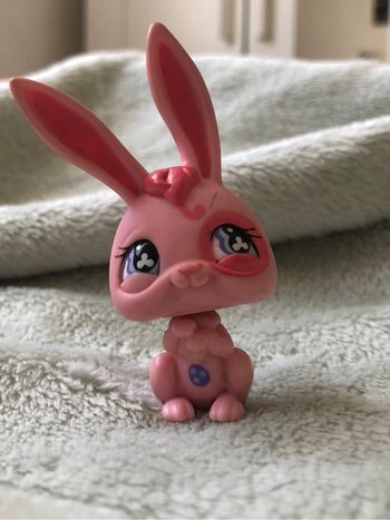 Littlest pet shop lapin rose