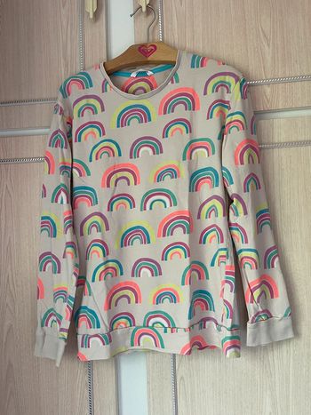 Teeshirt manches longues arc en ciel 13 ans