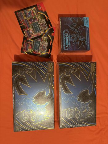 [Neuf/scellé] Pokémon -  GROS LOT DE COFFRETS SCELLÉS : 2 UPC Dracaufeu, 1 ETB ME02 flammes fantasma