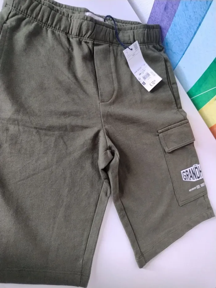 Shorts garçon en 100% coton