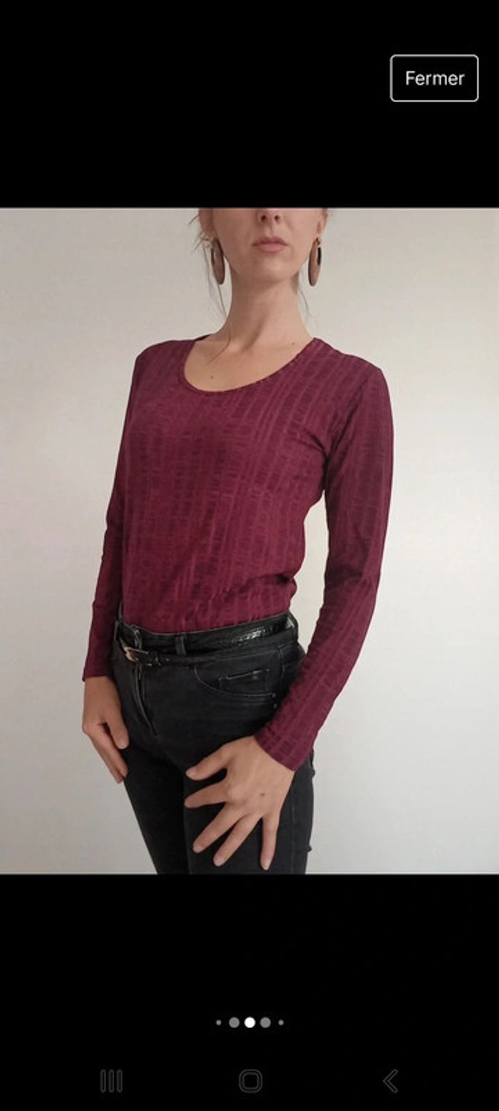 Haut manches longues taille 34 made in France - photo numéro 7