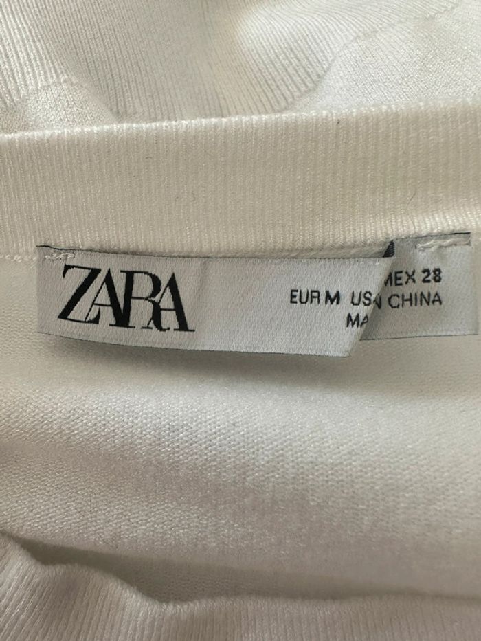 Pull blanc Zara - photo numéro 6