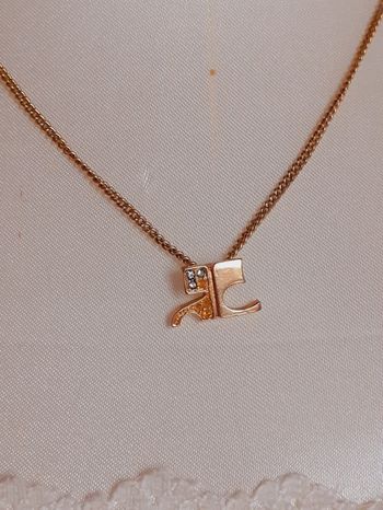 Colier plaqué or vintage