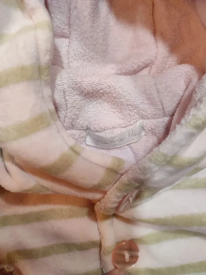 Ensemble chaud veste et pantalon polaire 1 mois grain de blé - photo numéro 3