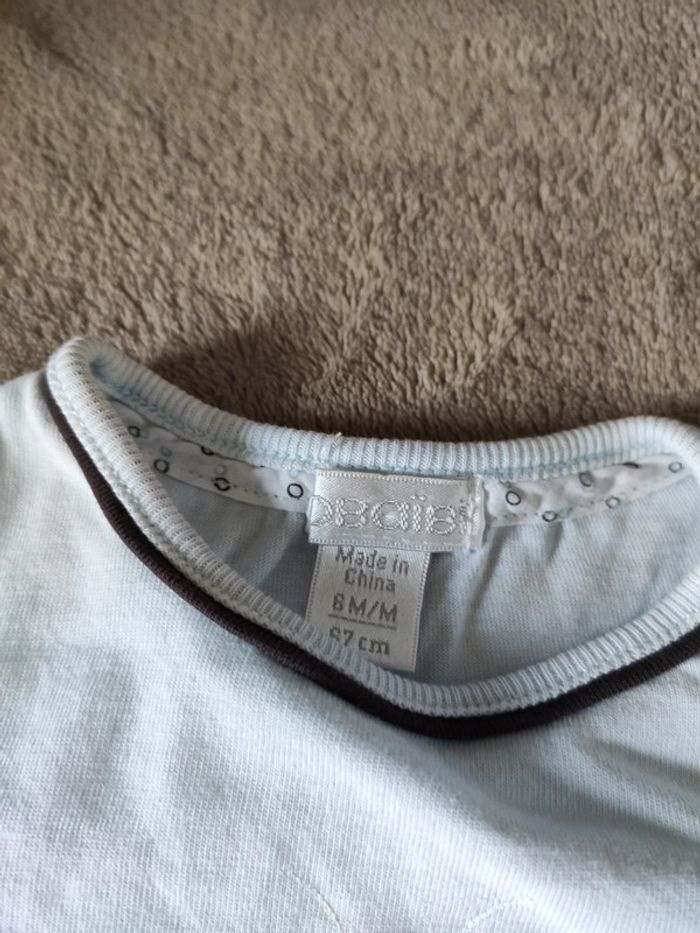 T-shirt manches longues 6 mois - photo numéro 4