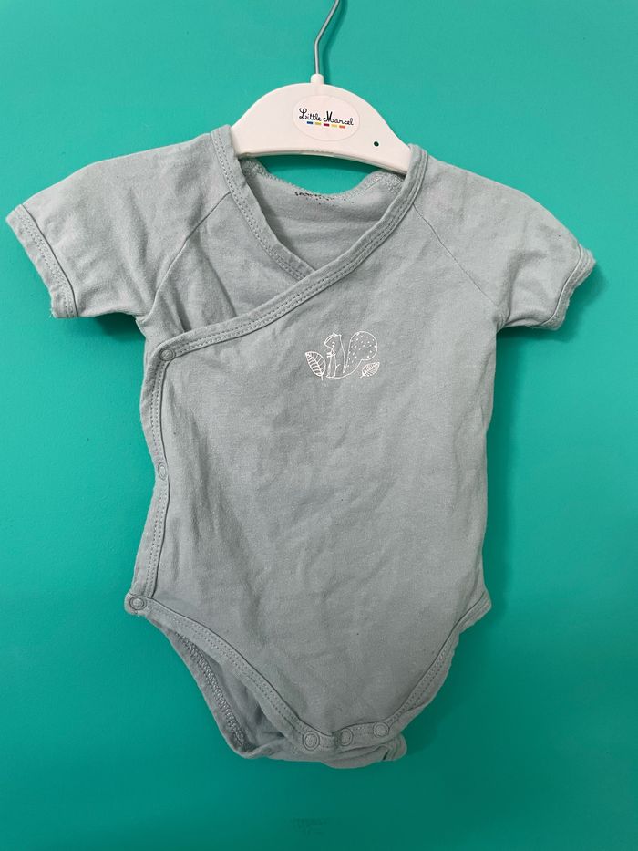 Lot de 3 bodies manches courtes Vertbaudet, Orchestra 3 mois - photo numéro 5