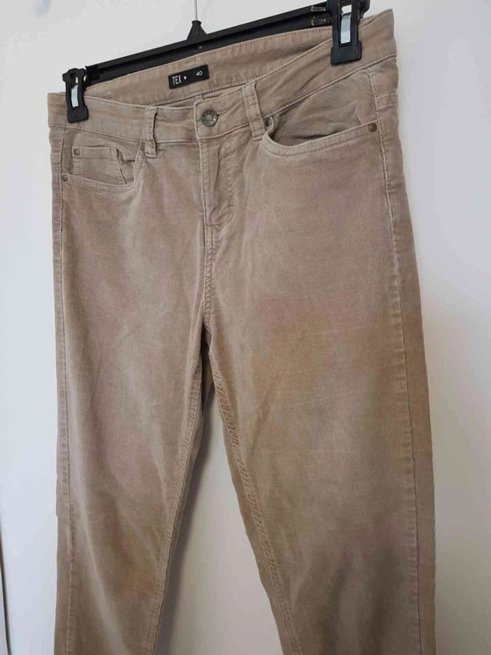 Pantalon style velour taille 40 - photo numéro 4