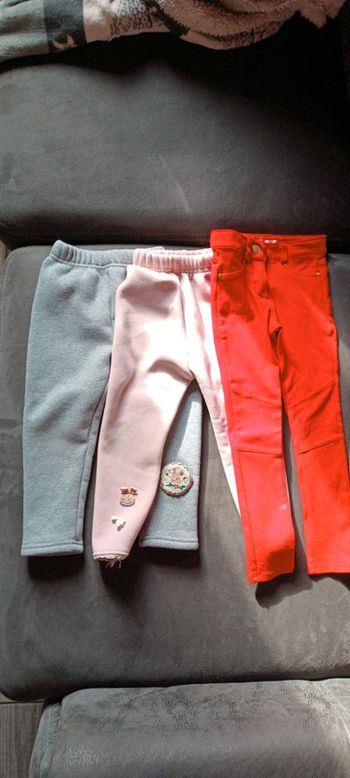 Pantalons chauds 3 ans