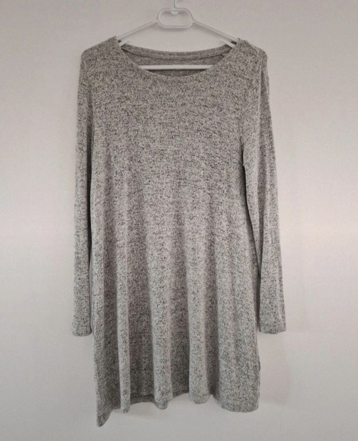 🌟 Robe grise en maille 🌟