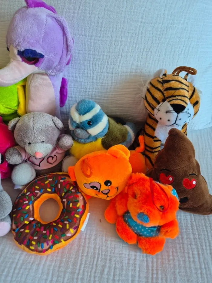 Lot de 12 peluches variées - photo numéro 3