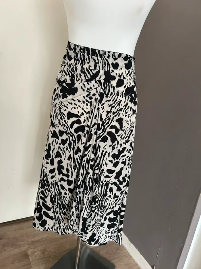 Bash jupe opéra noir et écru, taille 3/40