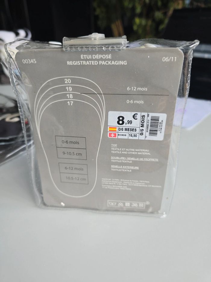 Sandales bébé - kimbaloo- 0/6mois - photo numéro 7