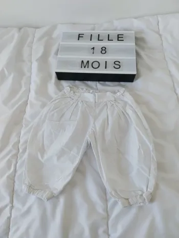 Sarouel fille 18 mois