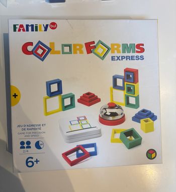 Jeu d adresse et de rapidité colorforms express oxybul jouet en bois