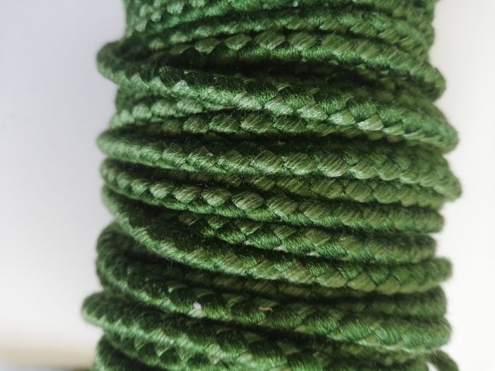 20 mètres de corde verte tressé pour loisirs créatifs - photo numéro 3