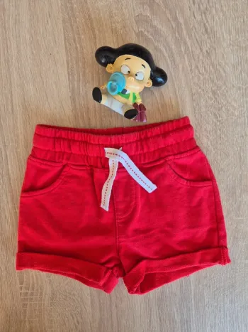 Short rouge 12mois