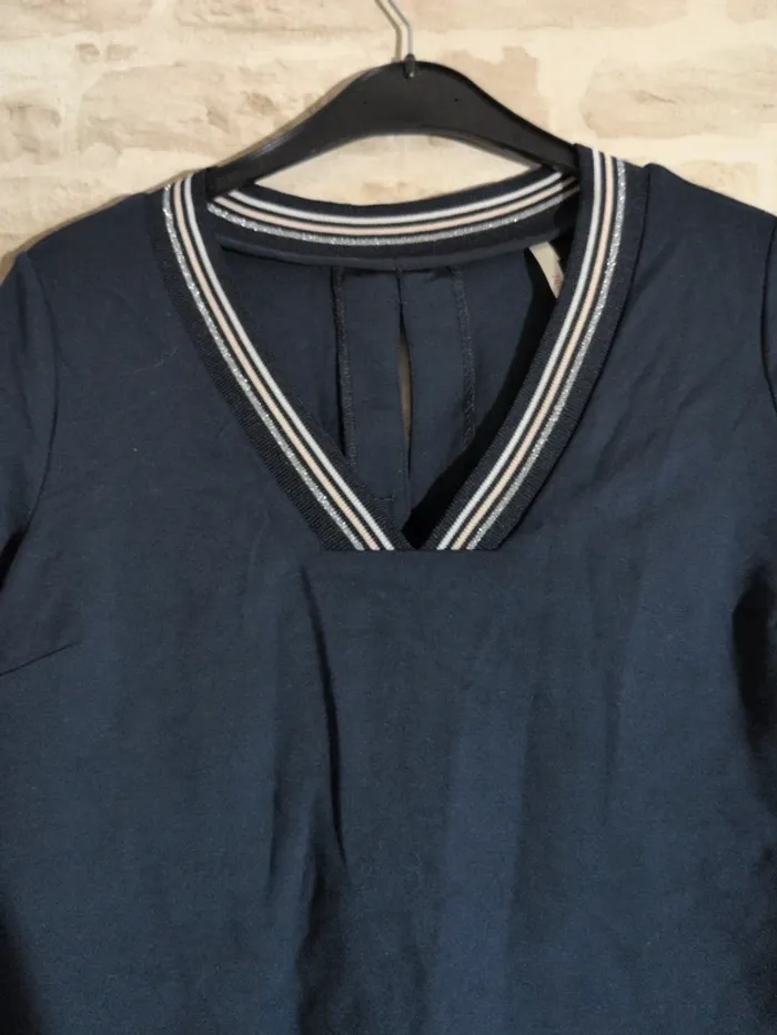 Robe I.Code – Taille 38 – Bleu marine – Dos nu - photo numéro 2