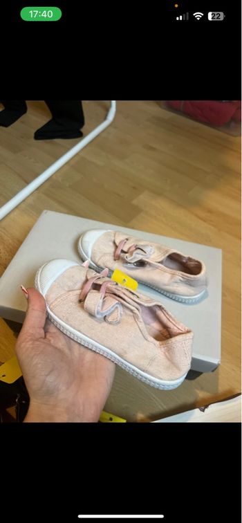 Baskets tissu rose 28