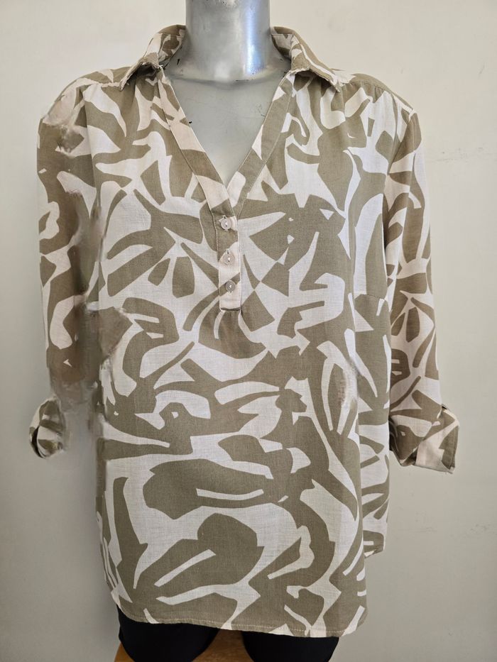 📌 Blouse Imprimé Abstrait Grain de Malice - photo numéro 2