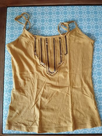 Débardeur jaune S