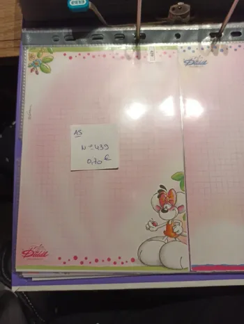 Feuille Diddl A5 439 0,70€