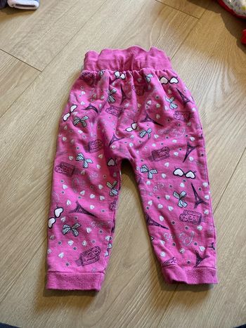 pantalons souples rose 9mois