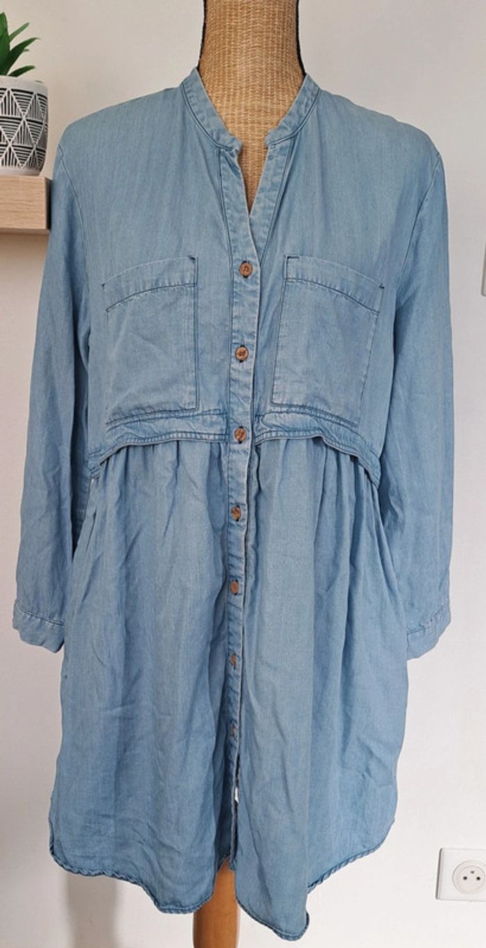 Robe bleu claire Zara - photo numéro 6