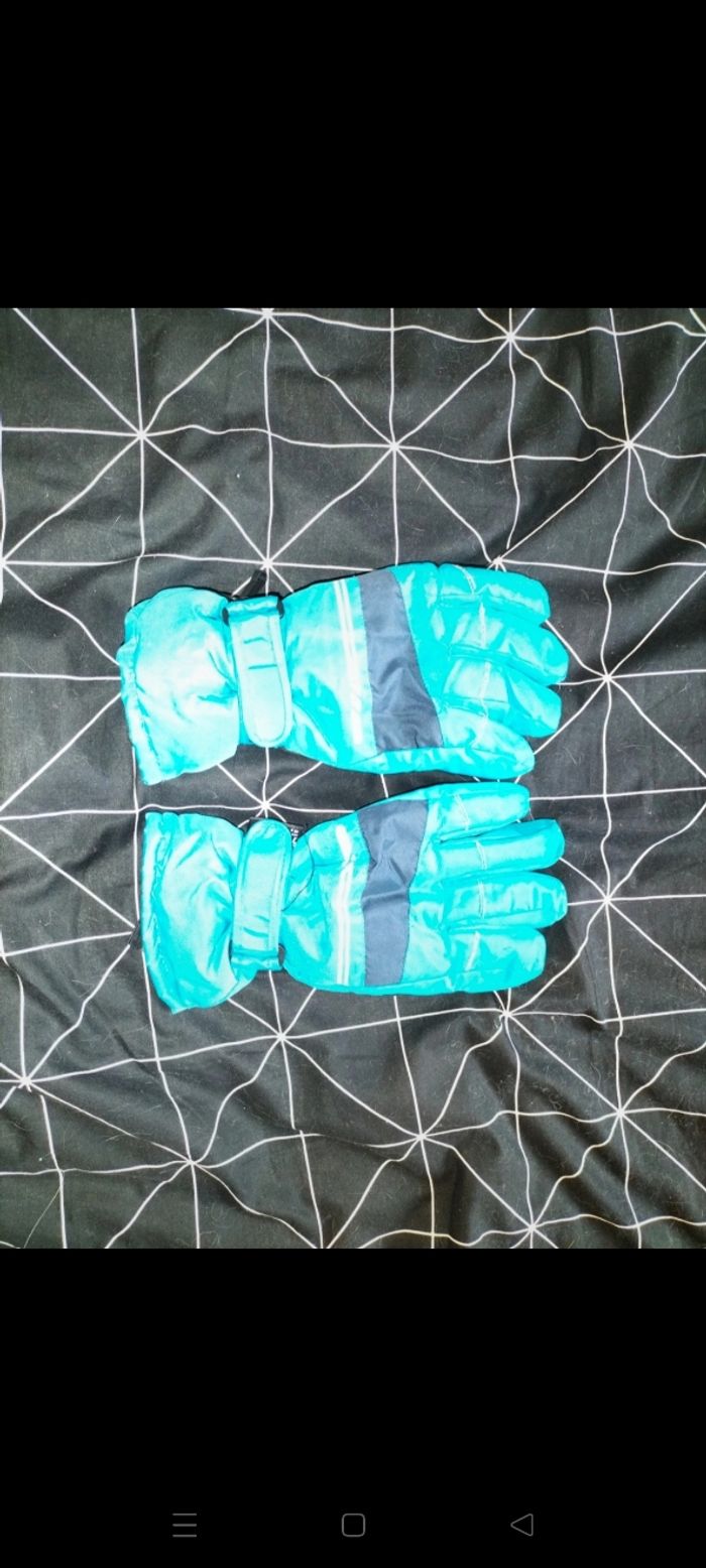 Gants de ski bleus CRIVIT