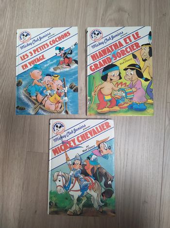 Lot de 3 livres Mickey Club Juniors