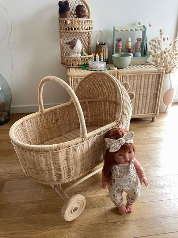 Landau rotin poupée 