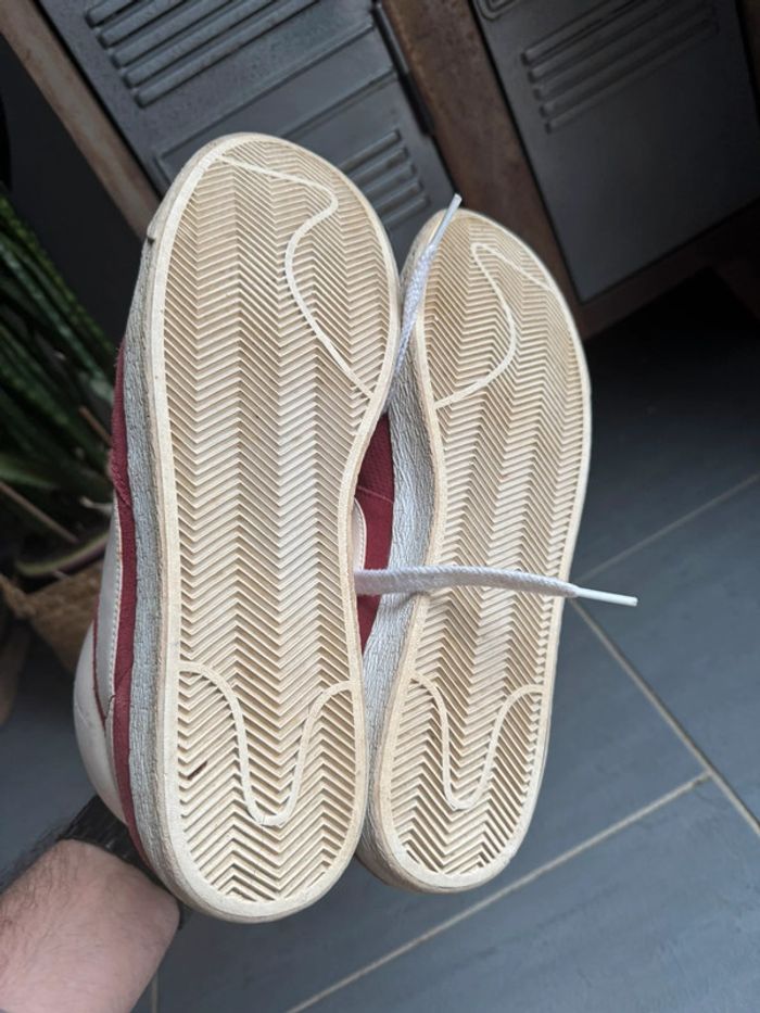 Nike blazer daim rouge taille 45 - photo numéro 5