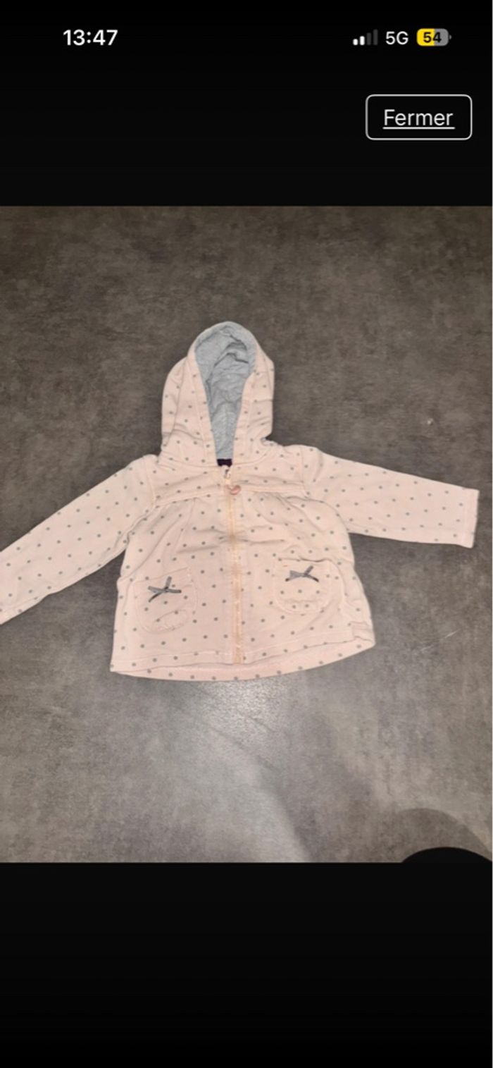 Gilet bébé fille taille 12 mois
