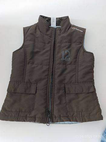 Veste style doudoune sans manche
