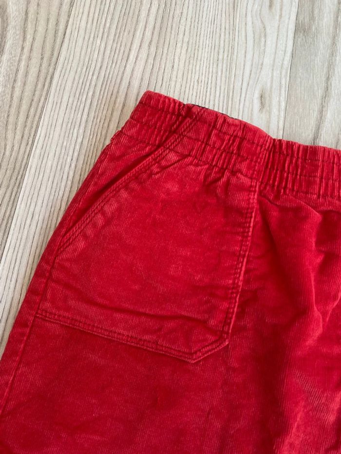 Jupe velours rouge 5 ans okaidi - photo numéro 2