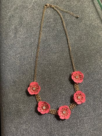Collier fleurs