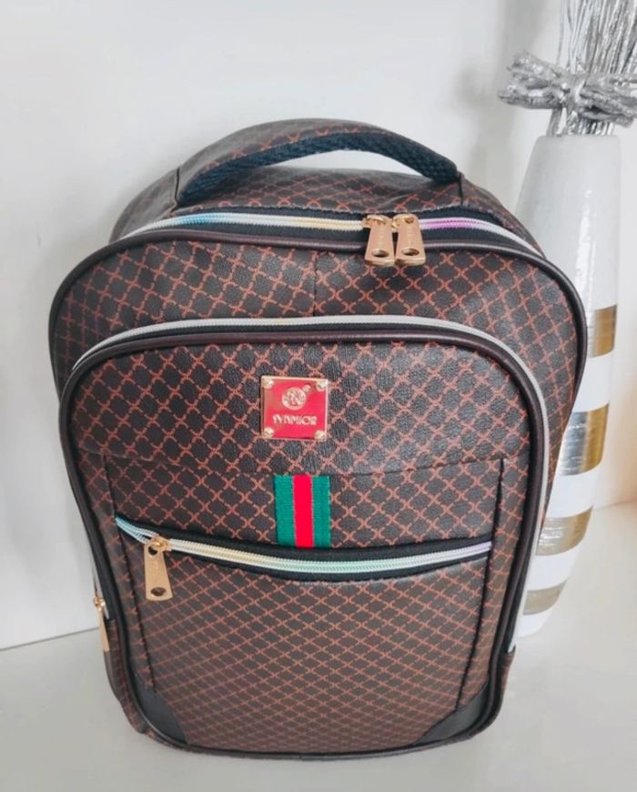 Sac à dos marron unisexe