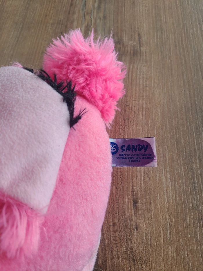 Peluche flamment rose. - photo numéro 3