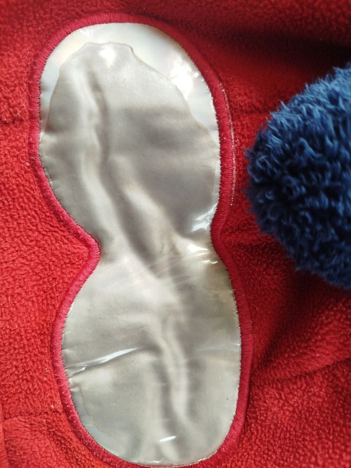 Gilet polaire doublé fourrure rouge 4-5 ans - photo numéro 5