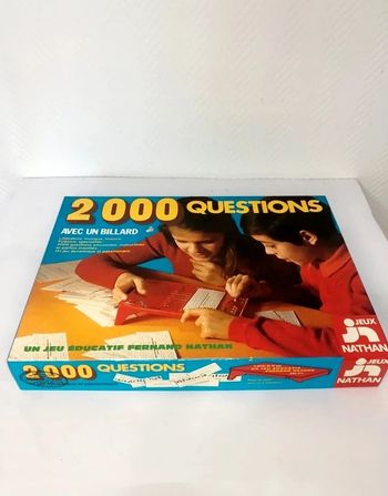 2000 questions avec un billard Nathan vintage