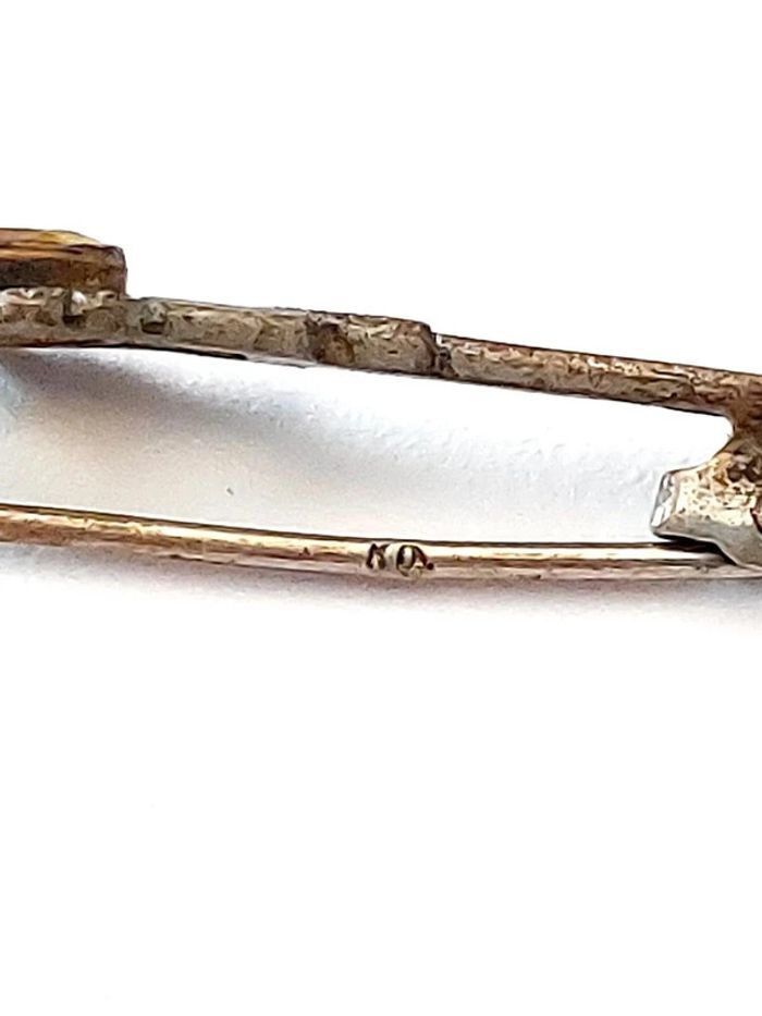 Magnifique broche barrette victorienne signée - photo numéro 5