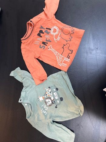 Lot de tee shirt manche longues 