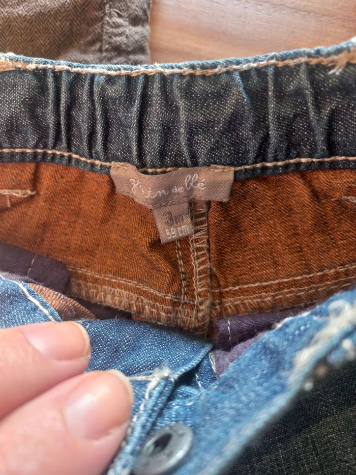 Lot pantalons bébé 3 mois - photo numéro 7