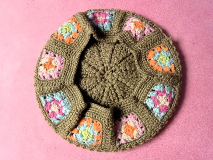 Echarpe bonnet Fille Chipie laine tricot multicolore ensemble accessoire mode TBE - photo numéro 2