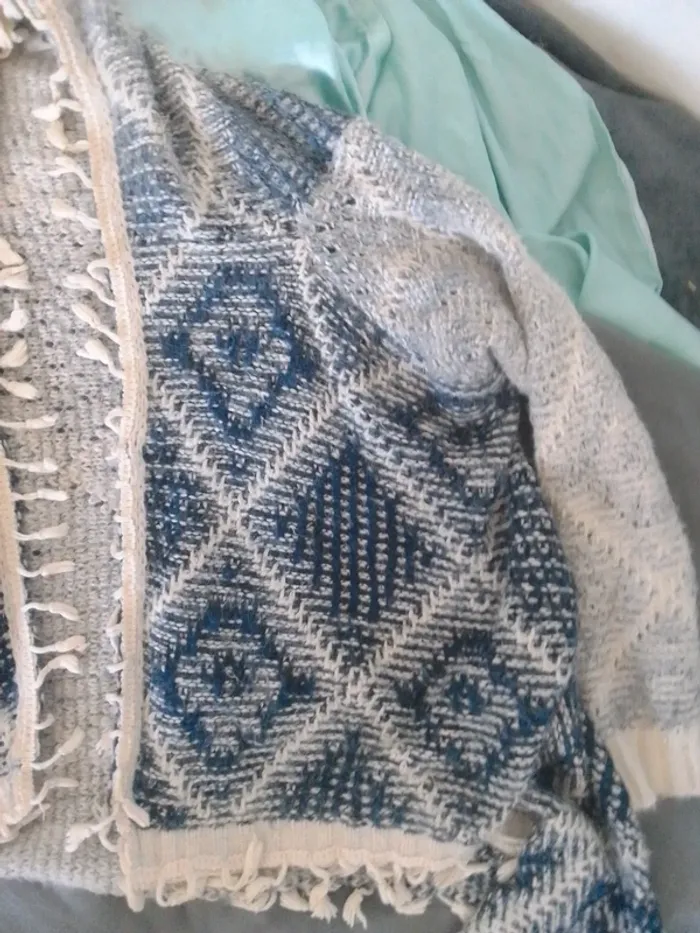 Gilet poncho femme - photo numéro 6
